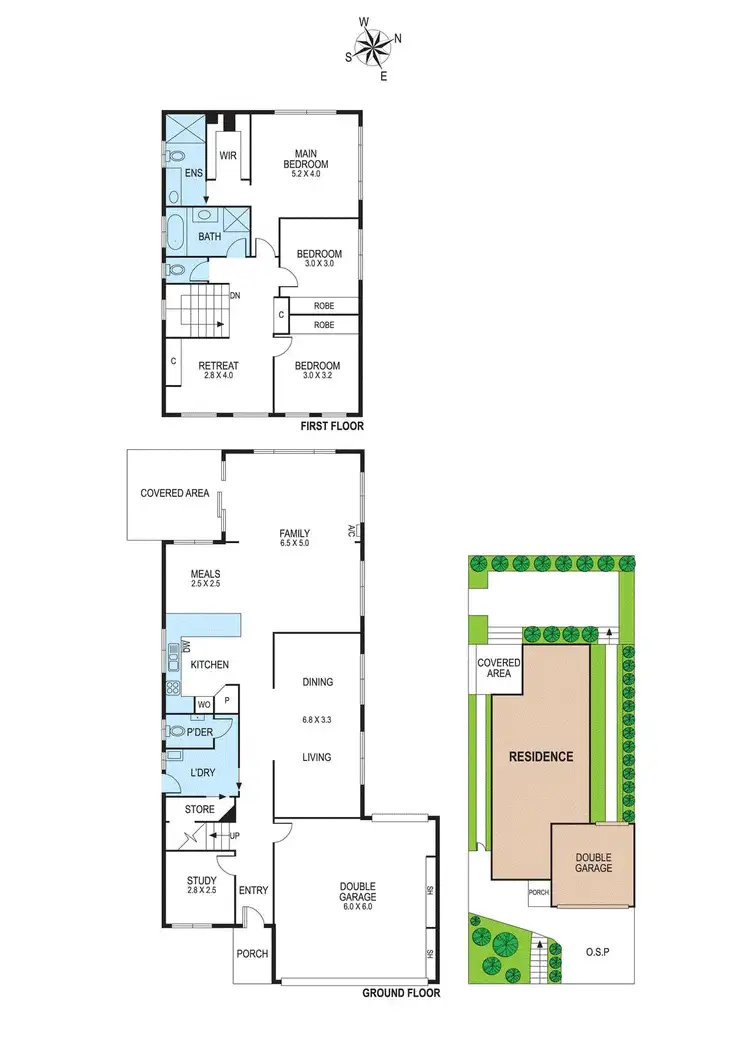 Floorplan of Homely house listing, 3 Winston Way, Murrumbeena VIC 3163