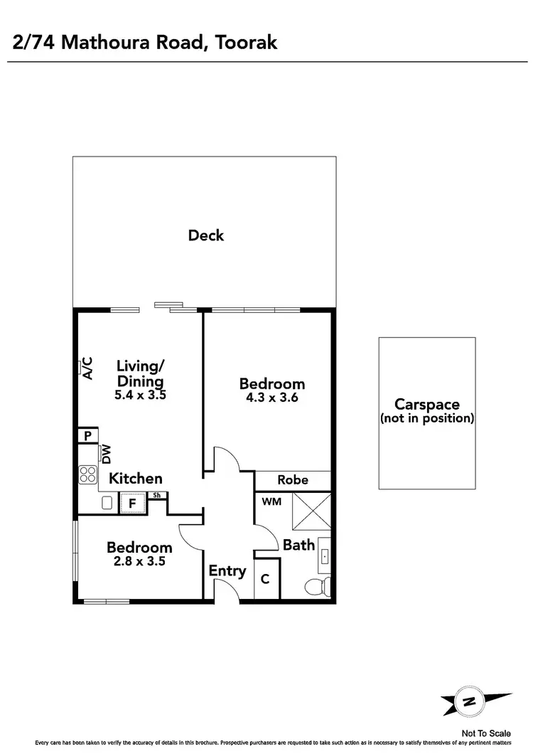 Floorplan of Homely apartment listing, 2/74 Mathoura Road, Toorak VIC 3142