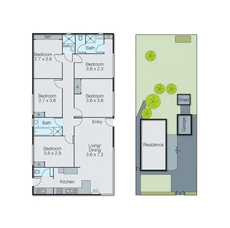 Floorplan of Homely house listing, 2 Byron Street, Clayton South VIC 3169
