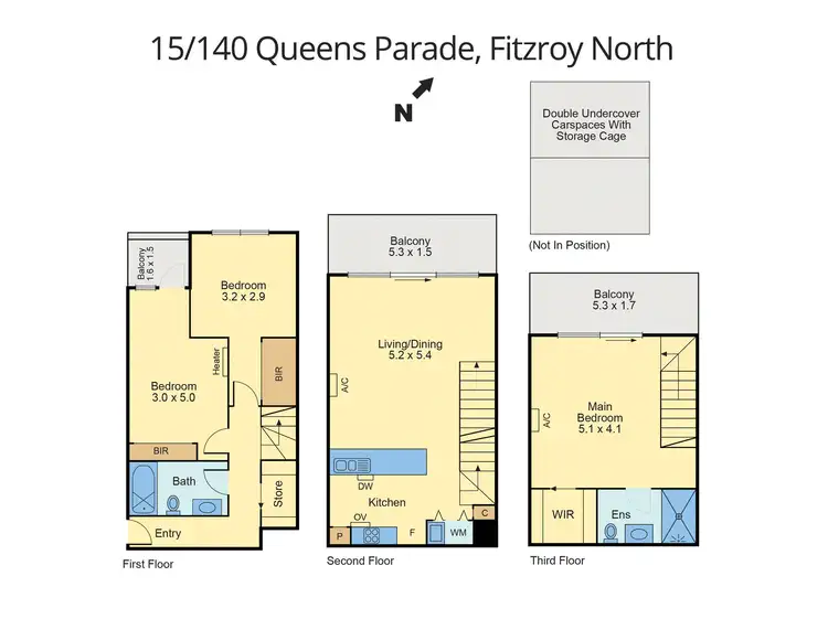 Floorplan of Homely apartment listing, 15/140 Queens Parade, Fitzroy North VIC 3068