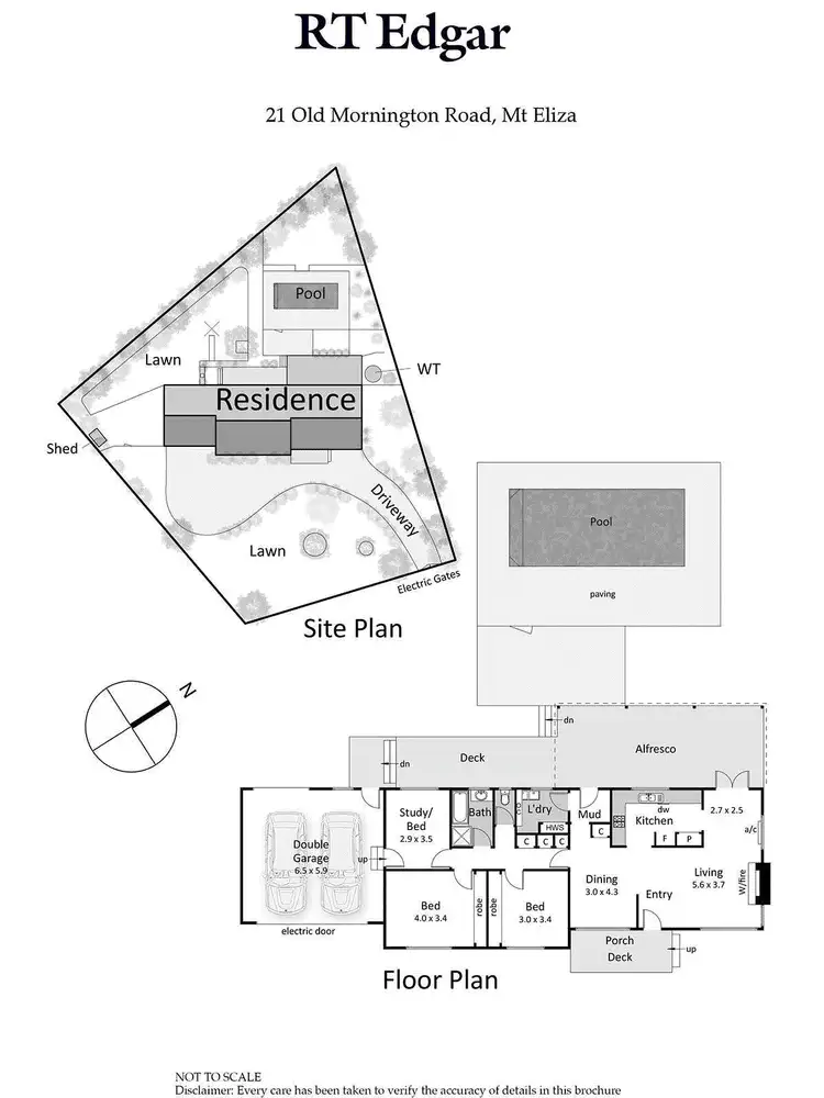 Floorplan of Homely house listing, 21 Old Mornington Road, Mount Eliza VIC 3930