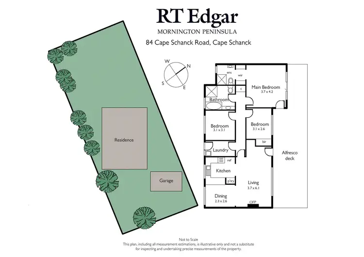Floorplan of Homely house listing, 84 Cape Schanck Road, Cape Schanck VIC 3939