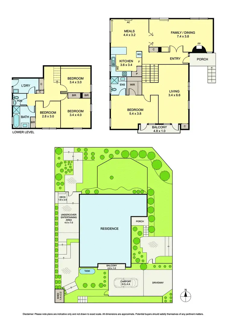 Floorplan of Homely house listing, 74 Cuthbert Street, Heathmont VIC 3135
