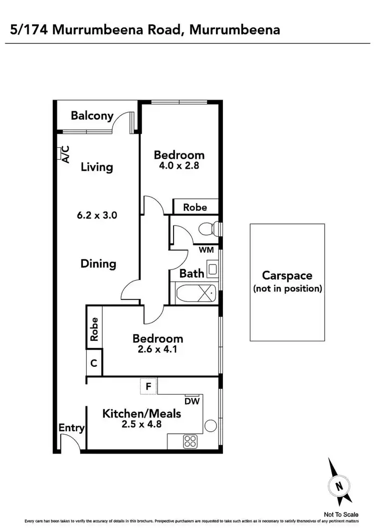 Floorplan of Homely apartment listing, 5/174 Murrumbeena Road, Murrumbeena VIC 3163
