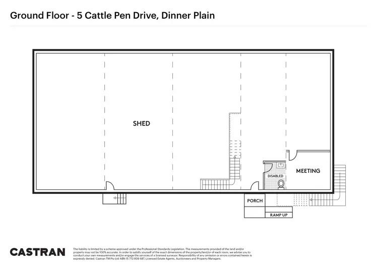 Floorplan of Homely warehouse listing, 5 Cattle Pen Drive, Dinner Plain VIC 3898