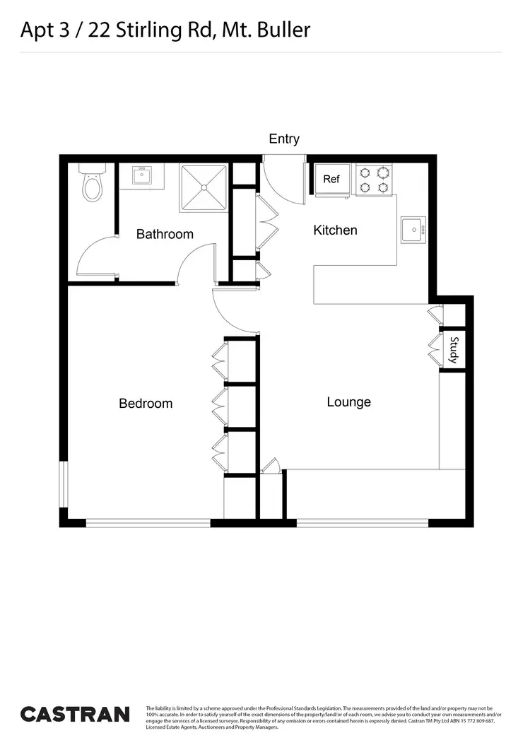 Floorplan of Homely apartment listing, 3 Snowflake/22 Stirling Road, Mount Buller VIC 3723