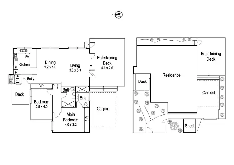 Floorplan of Homely house listing, 202 Hawdon Street, Heidelberg VIC 3084