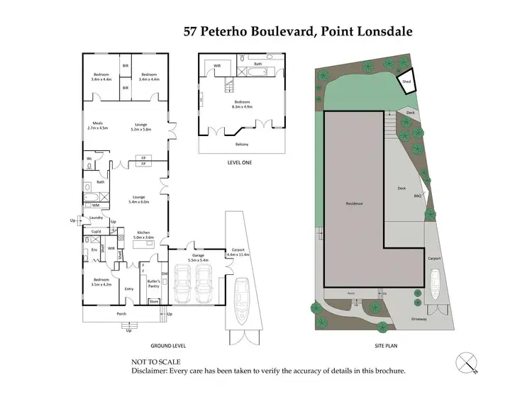 Floorplan of Homely house listing, 57 Peterho Boulevard, Point Lonsdale VIC 3225
