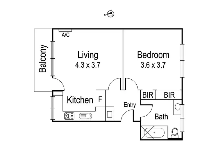 Floorplan of Homely apartment listing, 10/86 Marshall Street, Ivanhoe VIC 3079