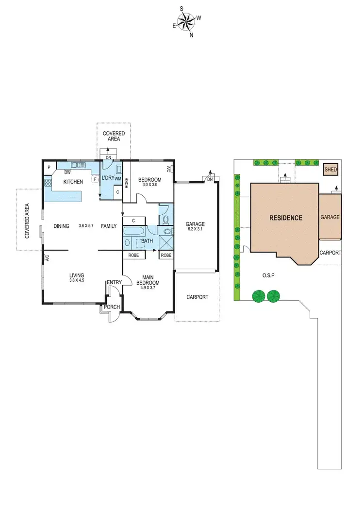 Floorplan of Homely unit listing, 2/24 Fromer Street, Bentleigh VIC 3204
