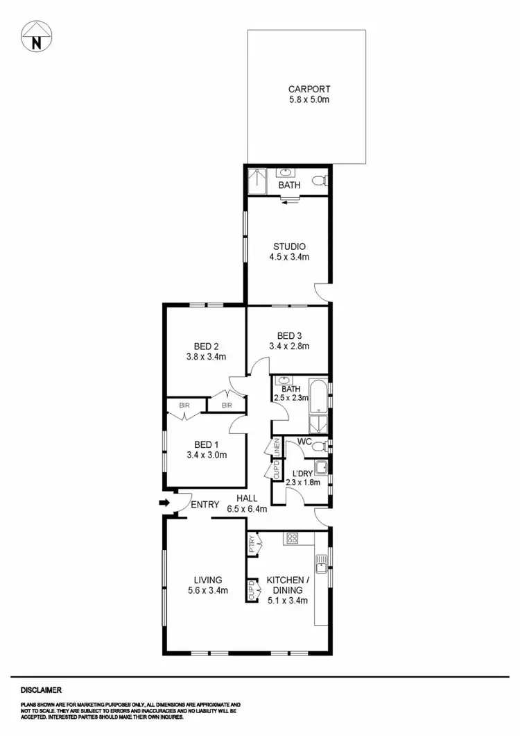 Floorplan of Homely house listing, 23 York Street, Golden Point VIC 3350
