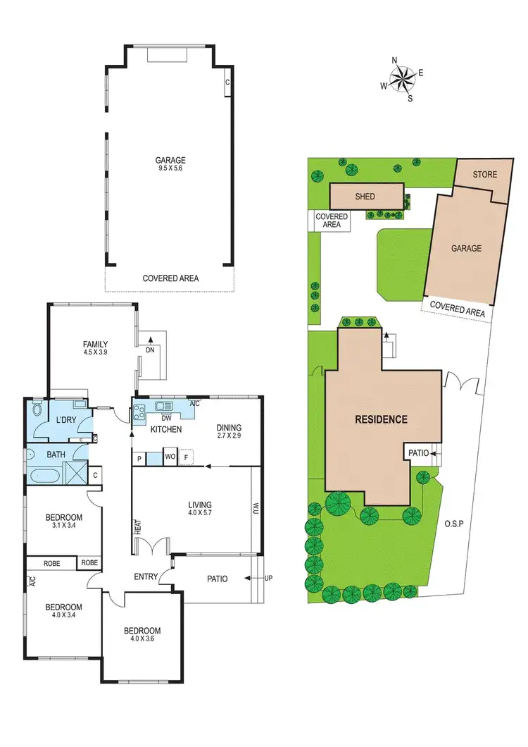 Floorplan of Homely house listing, 45 Northam Road, Bentleigh East VIC 3165