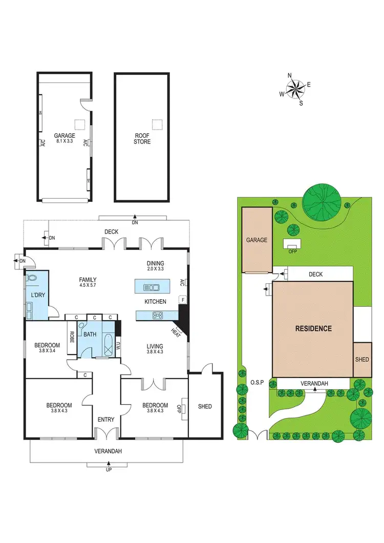 Floorplan of Homely house listing, 1 Craigavad Street, Carnegie VIC 3163