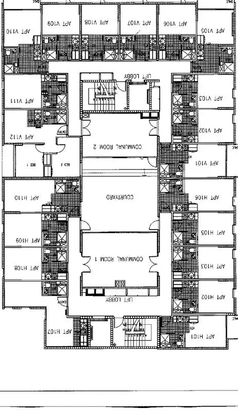 Floorplan of Homely studio listing, 106/6-8 High Street, North Melbourne VIC 3051