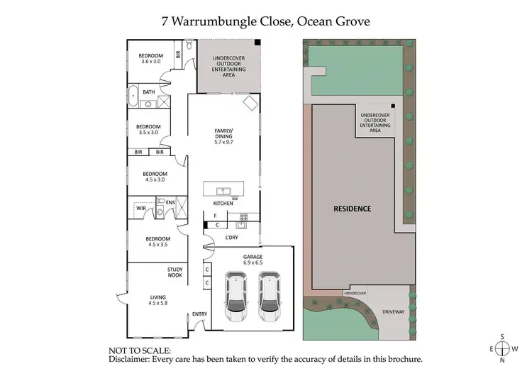 Floorplan of Homely house listing, 7 Warrumbungle Close, Ocean Grove VIC 3226