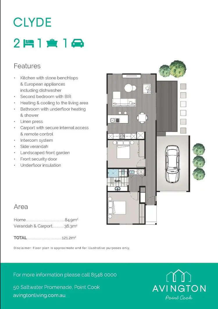Floorplan of Homely retirement listing, 333/50 Saltwater Promenade, Point Cook VIC 3030