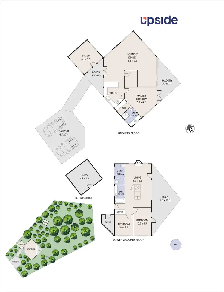 Floorplan of Homely house listing, 59 View Hill Crescent, Eltham VIC 3095