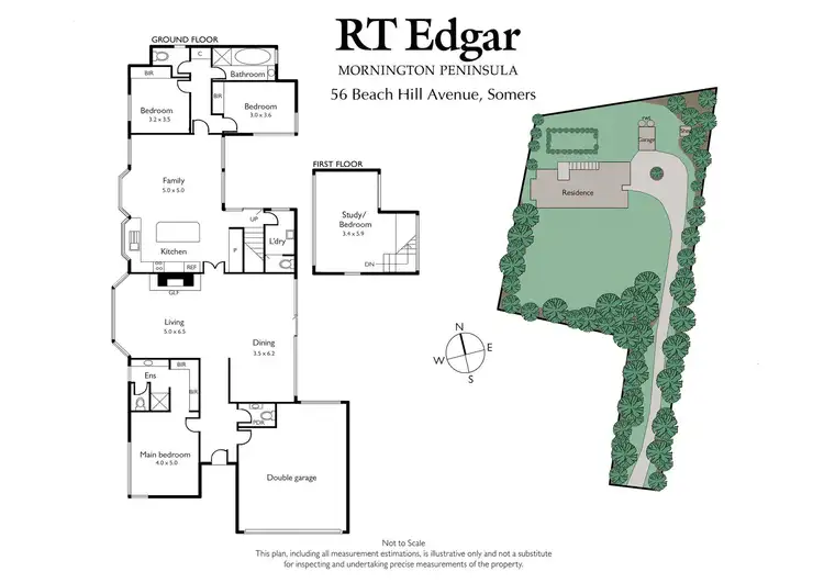 Floorplan of Homely house listing, 56 Beach Hill Avenue, Somers VIC 3927