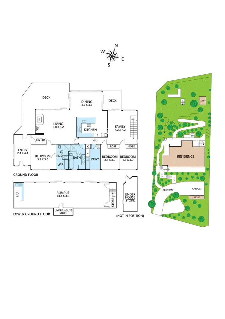 Floorplan of Homely house listing, 127 Brackenbury Street, Warrandyte VIC 3113