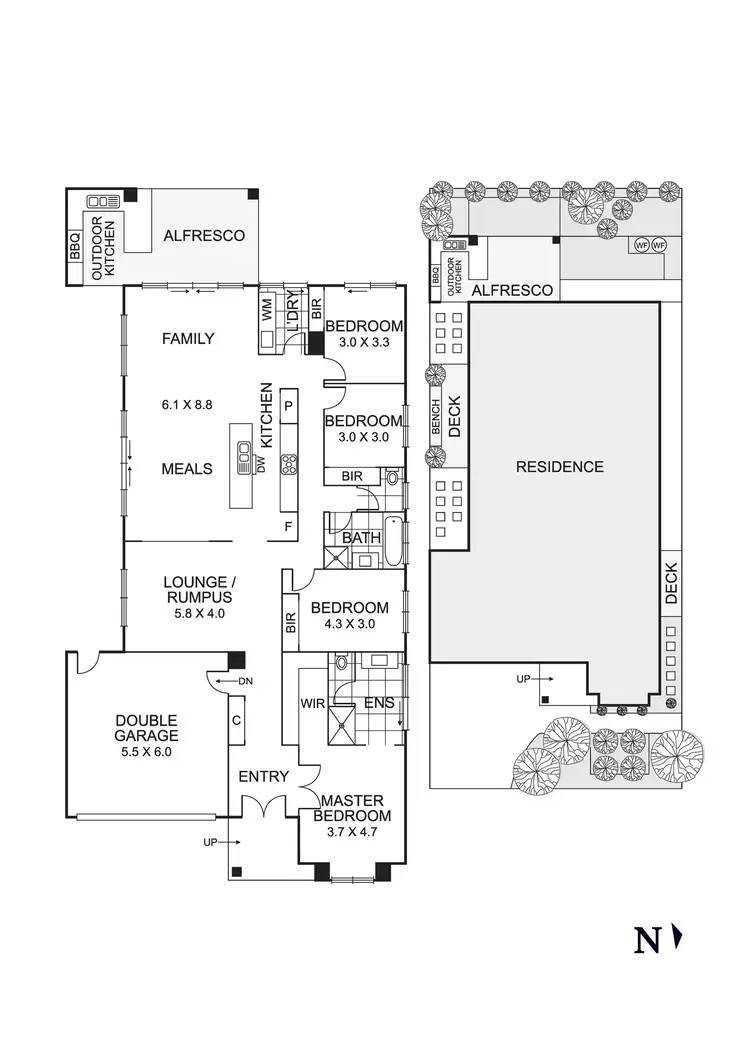 Floorplan of Homely house listing, 19 Riberry Crescent, Mernda VIC 3754