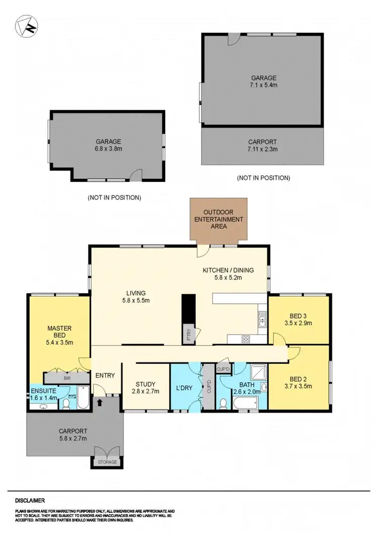 Floorplan of Homely house listing, 6 Sangria Court, Mount Clear VIC 3350