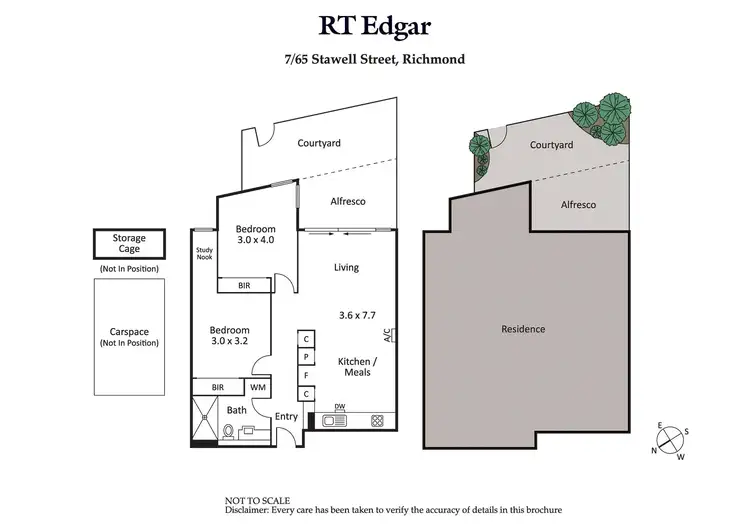 Floorplan of Homely apartment listing, 7/65 Stawell Street, Richmond VIC 3121