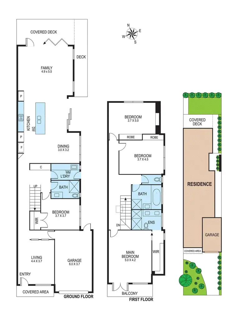 Floorplan of Homely townhouse listing, 13b Brosnan Road, Bentleigh East VIC 3165