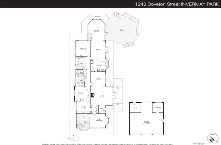 Floorplan of Homely house listing, 1243 Doveton Street, Invermay Park VIC 3350