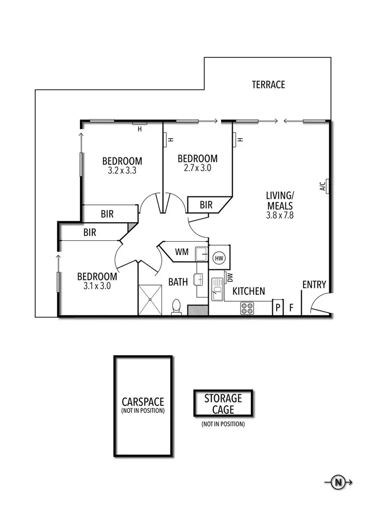 Floorplan of Homely apartment listing, 19/20 French Street, Footscray VIC 3011