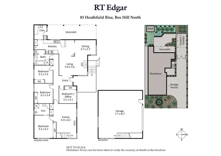 Floorplan of Homely house listing, 83 Heathfield Rise, Box Hill North VIC 3129