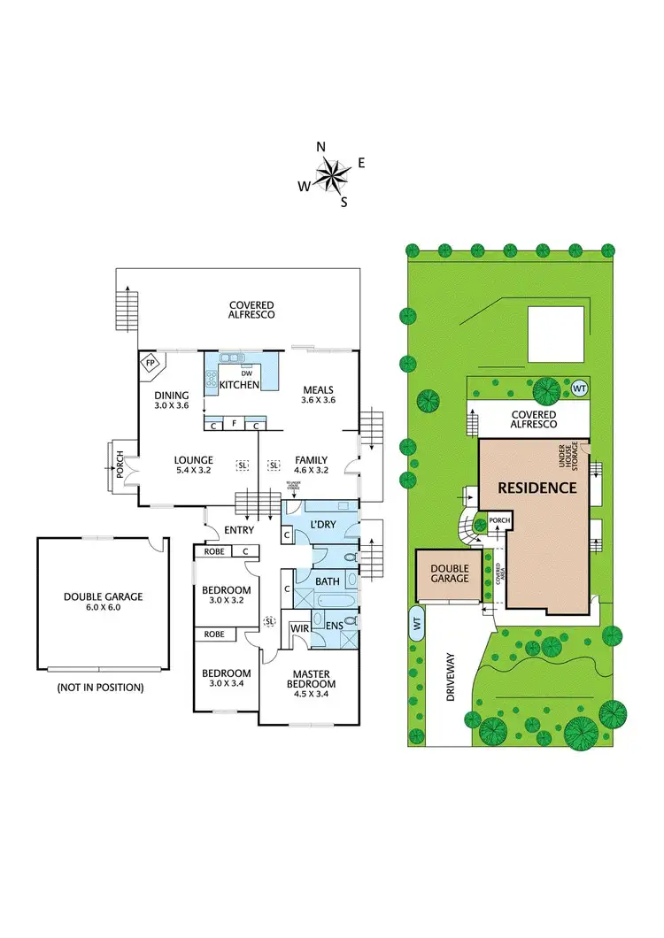 Floorplan of Homely house listing, 135 Brougham Street, Eltham VIC 3095