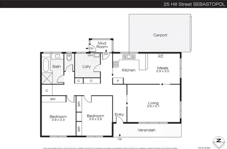 Floorplan of Homely house listing, 25 Hill Street, Sebastopol VIC 3356