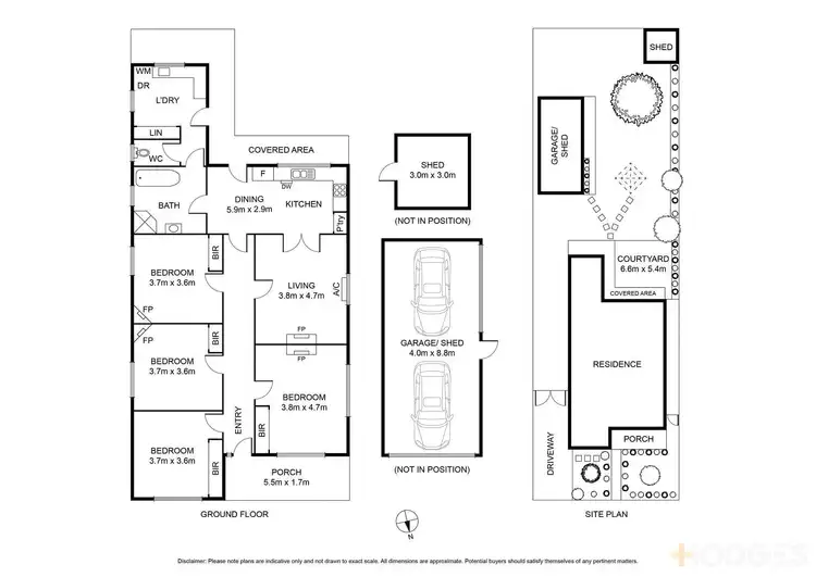 Floorplan of Homely house listing, 55 O'Connell Street, Geelong West VIC 3218