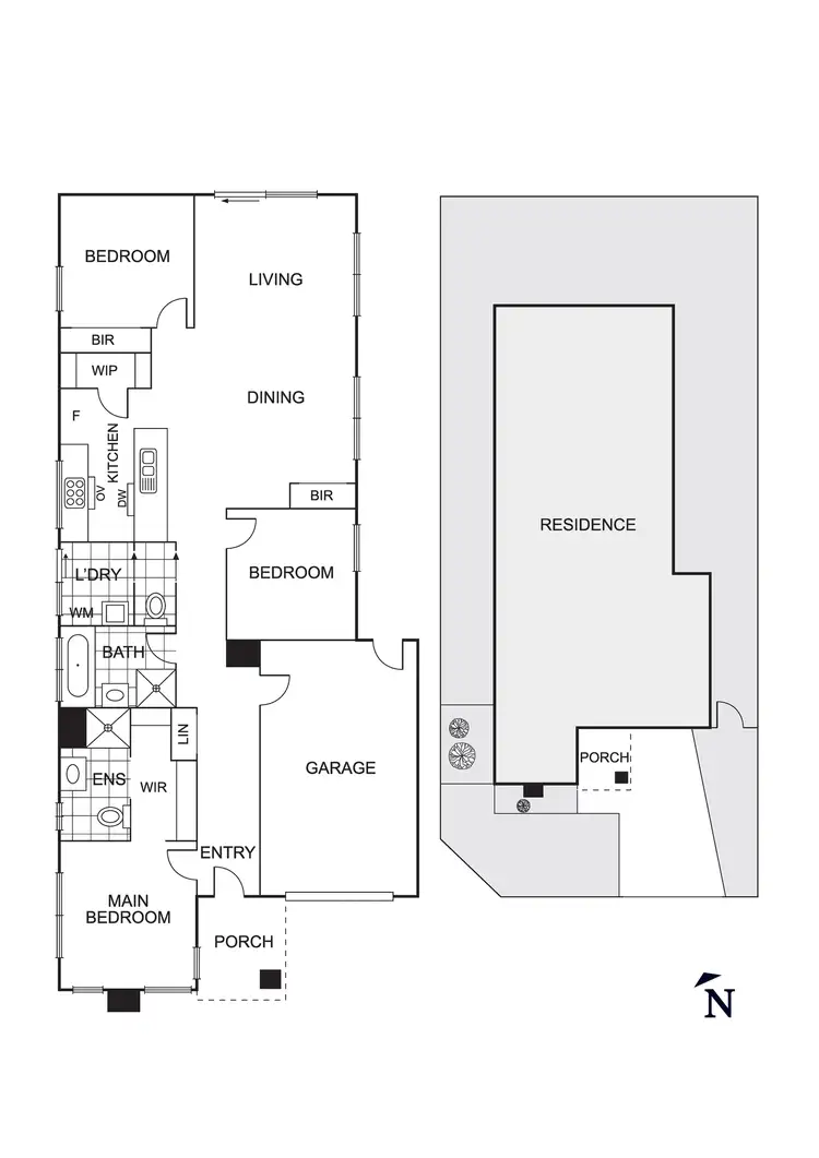 Floorplan of Homely house listing, 1 Clancy Way, Doreen VIC 3754