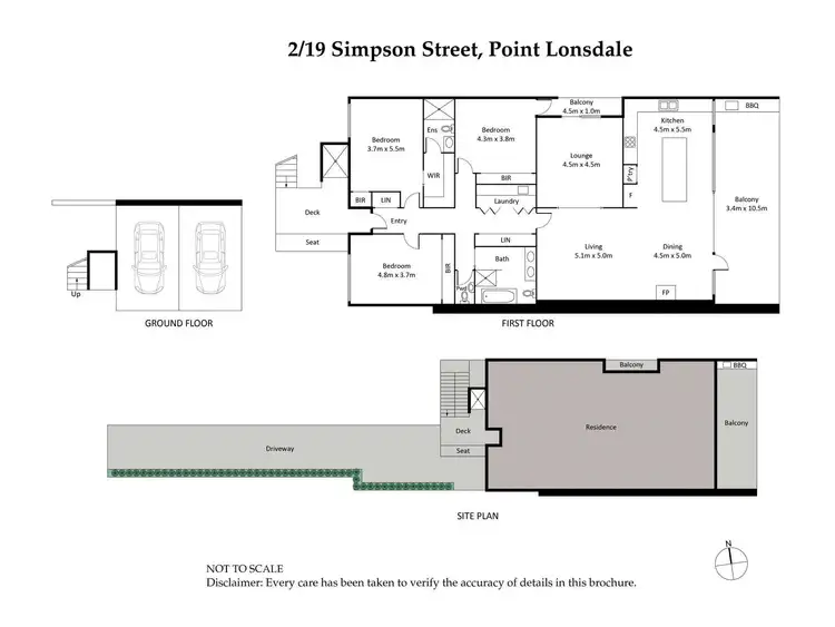 Floorplan of Homely apartment listing, 2/19 Simpson Street, Point Lonsdale VIC 3225