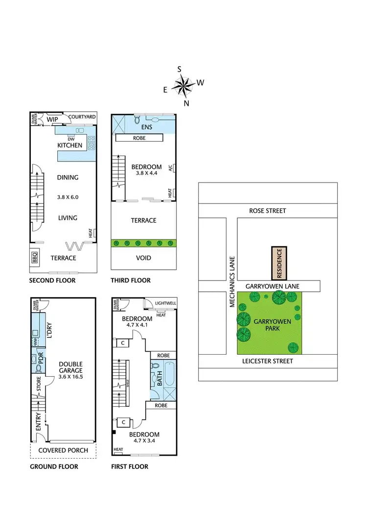 Floorplan of Homely house listing, 12 Garryowen Lane, Fitzroy VIC 3065