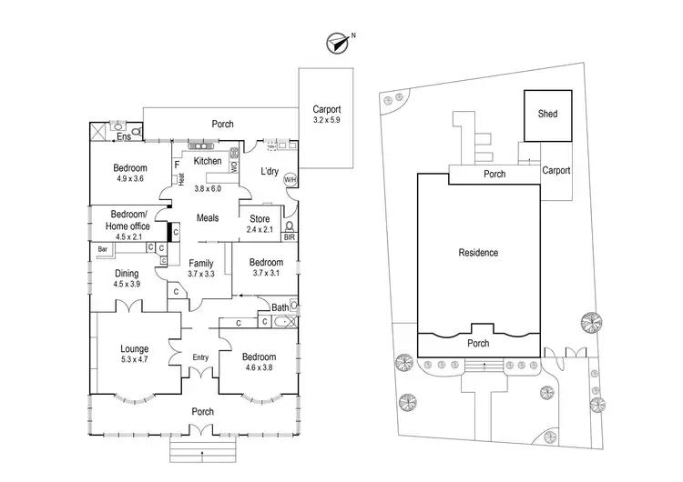 Floorplan of Homely house listing, 44 Salisbury Avenue, Ivanhoe VIC 3079