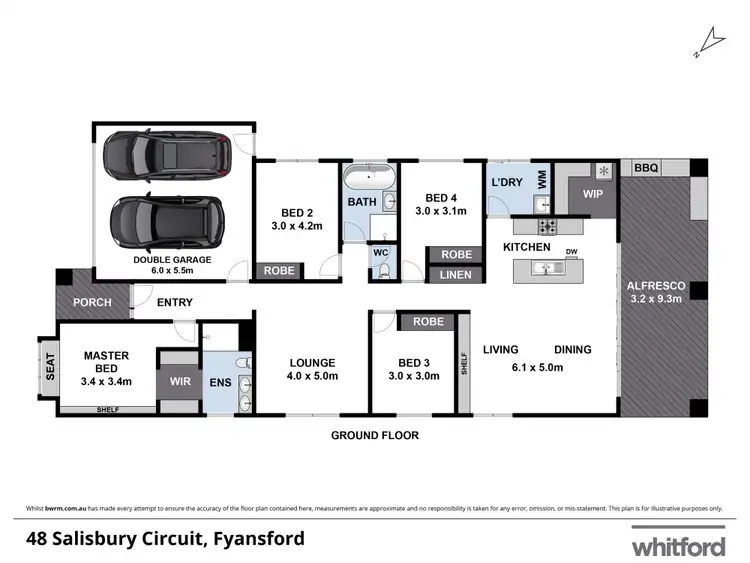 Floorplan of Homely house listing, 48 Salisbury Circuit, Fyansford VIC 3218