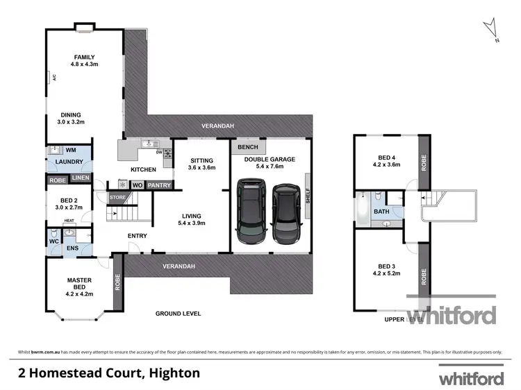 Floorplan of Homely house listing, 2 Homestead Court, Highton VIC 3216