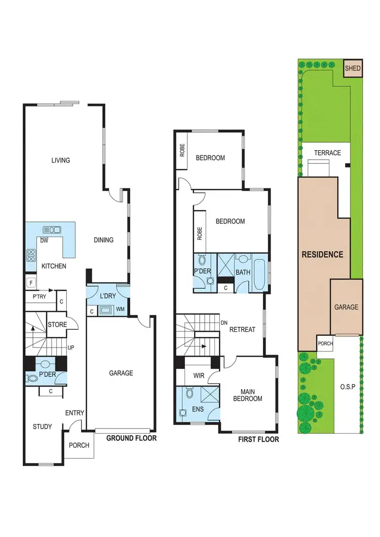 Floorplan of Homely townhouse listing, 109B Parkmore Road, Bentleigh East VIC 3165