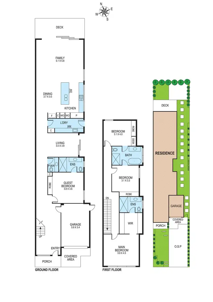 Floorplan of Homely townhouse listing, 29B Luckins Road, Bentleigh VIC 3204
