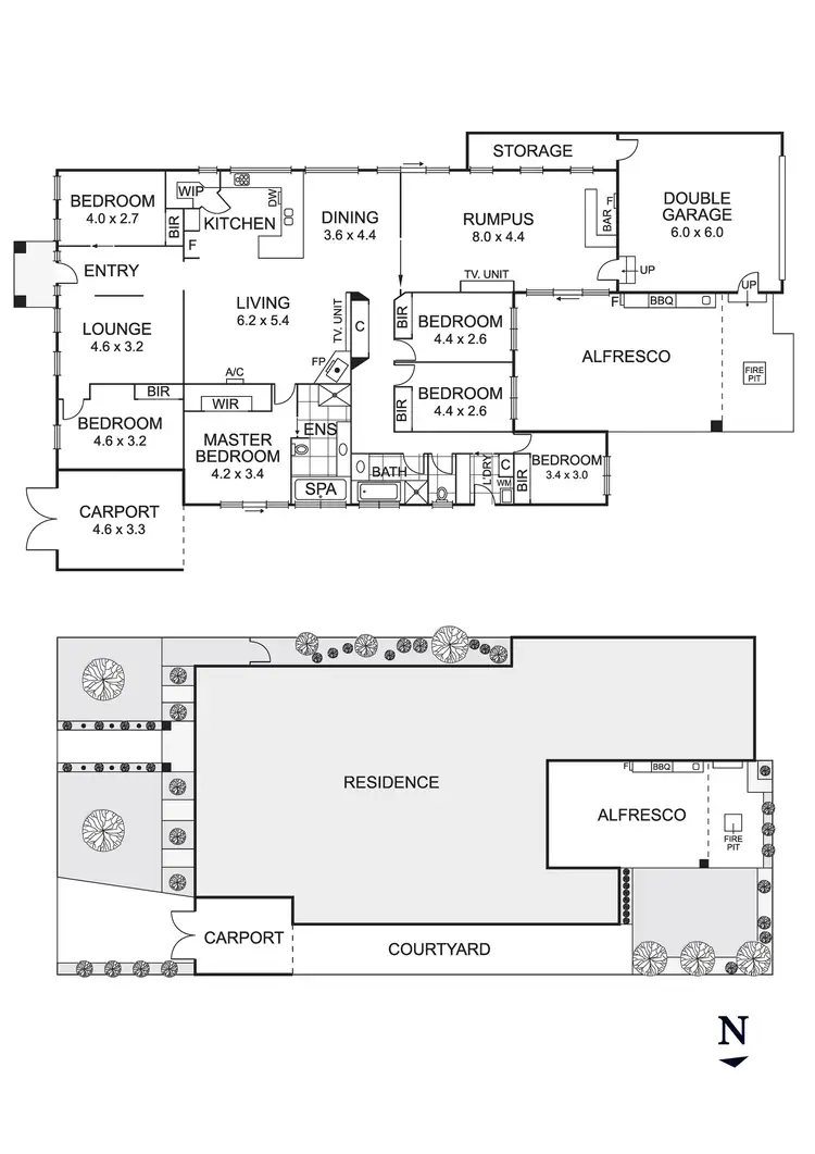 Floorplan of Homely house listing, 64 Warrawong Circuit, Doreen VIC 3754