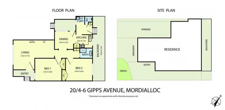 Floorplan of Homely unit listing, 20/4-6 Gipps Avenue, Mordialloc VIC 3195