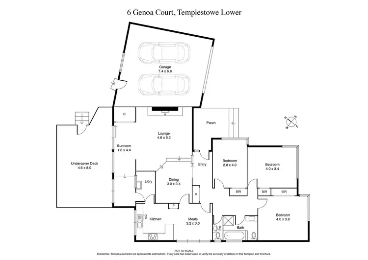 Floorplan of Homely house listing, 2/18 Genoa Court, Templestowe Lower VIC 3107