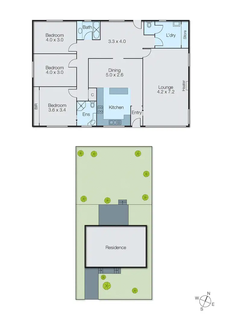 Floorplan of Homely house listing, 13 Carrol Grove, Mount Waverley VIC 3149