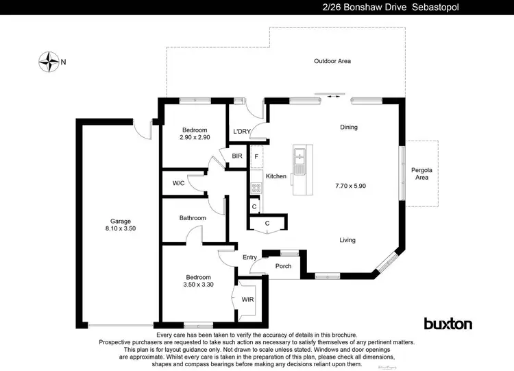 Floorplan of Homely house listing, 2/26 Bonshaw Drive, Sebastopol VIC 3356