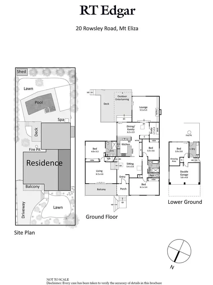 Floorplan of Homely house listing, 20 Rowsley Road, Mount Eliza VIC 3930