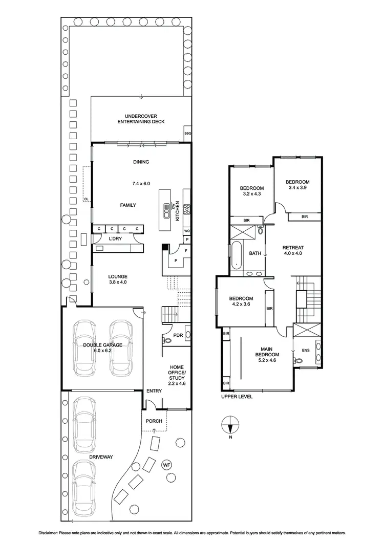 Floorplan of Homely townhouse listing, 32B St James Avenue, Bentleigh VIC 3204