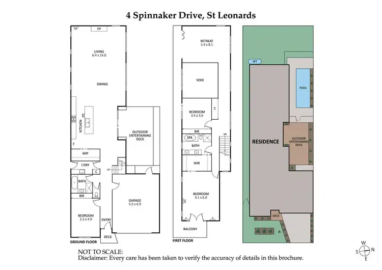 Floorplan of Homely house listing, 4 Spinnaker Drive, St Leonards VIC 3223