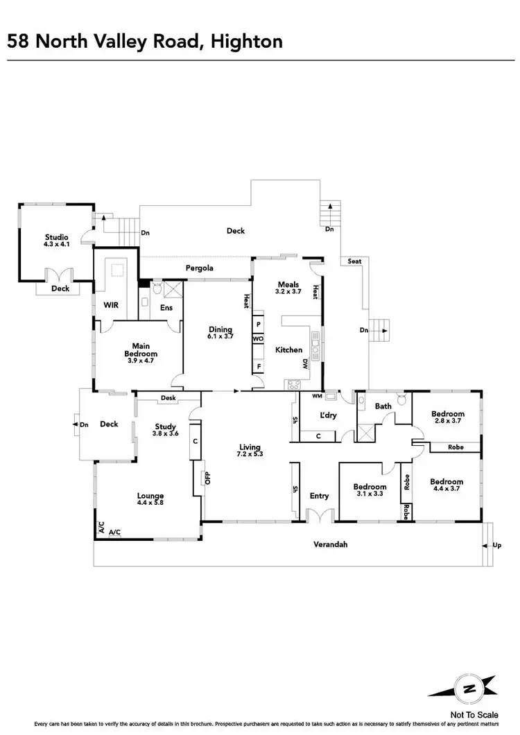 Floorplan of Homely house listing, 58 North Valley Road, Highton VIC 3216